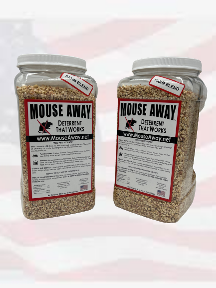 Mouse Away Farm Blend 6 lbs in 2 containers with 36 Vented Bags each